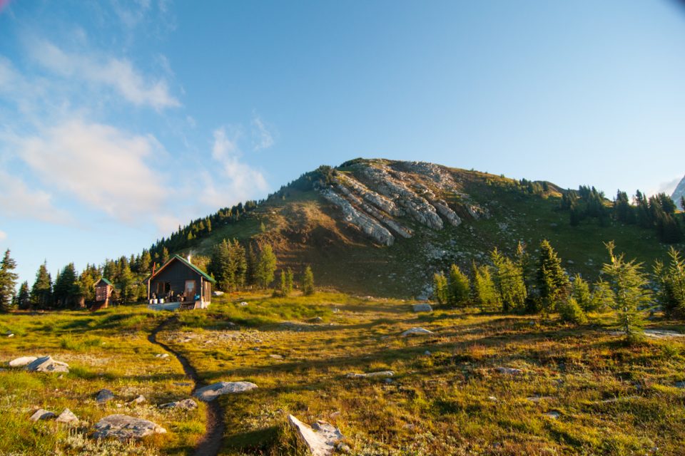 Backcountry cabin in British Columbia's Purcell Range